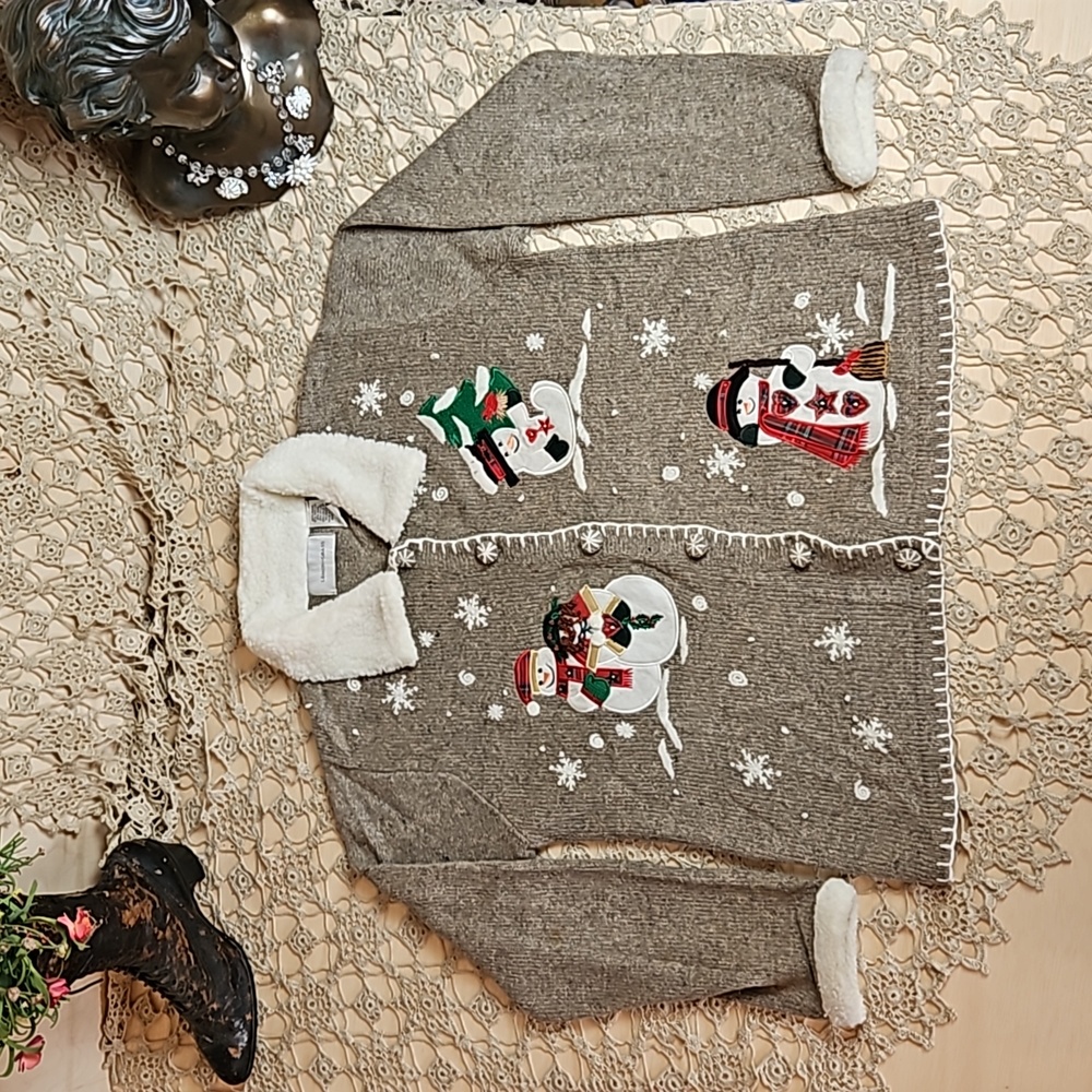 Lemon Grass Long Sleeved Ugly Christmas Sweater